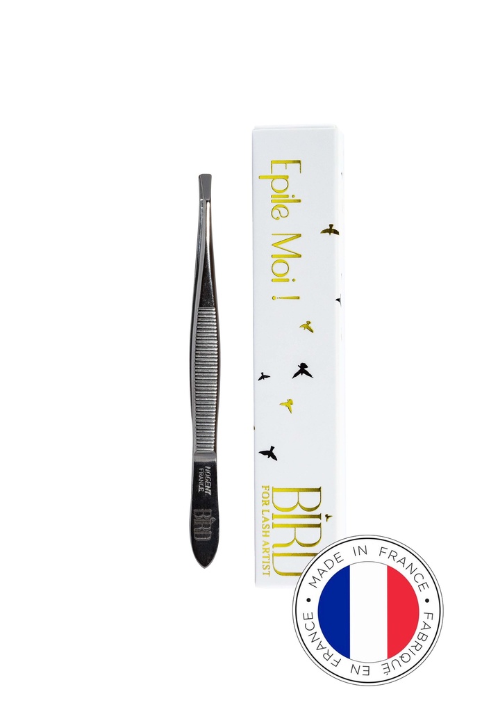 Pince à épiler crabe fine chrome