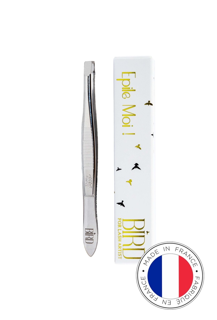 Pince à épiler crabe chrome